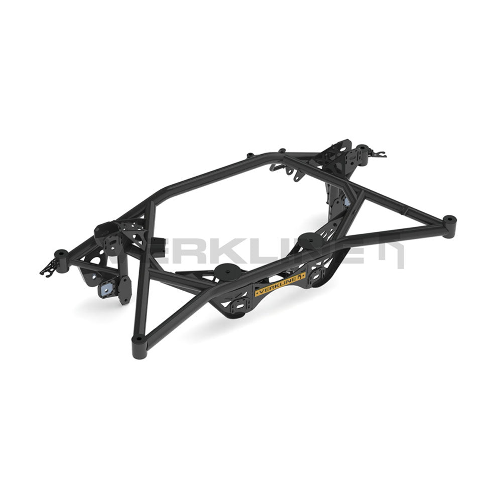 VERKLINE Leichtbau Hinterachsträger Rohrrahmen passend für VW Golf MK5 MK6 MK7 MK8 Drag (Stahl)