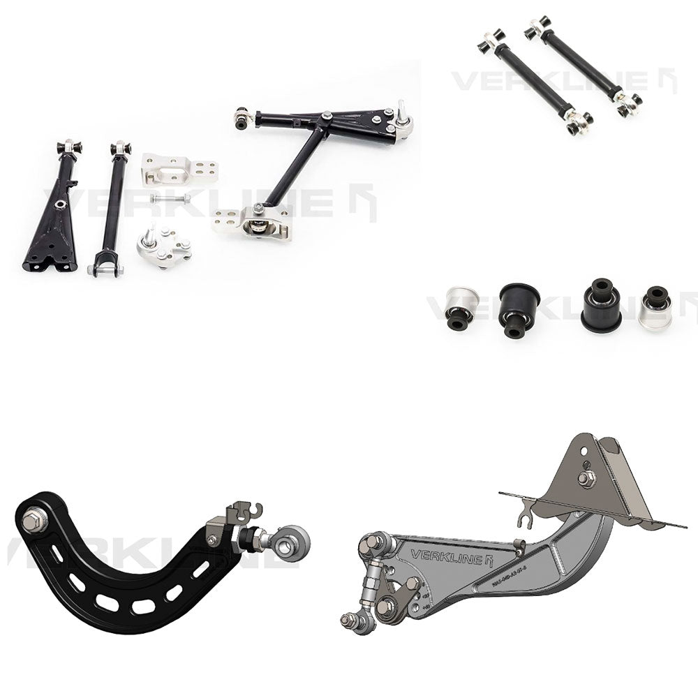 VERKLINE Querlenker passend für VW Golf MK5 MK6 AWD einstellbar Set Uniball