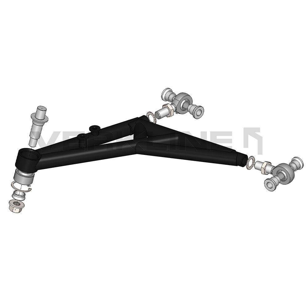VERKLINE tubular wishbone Mitsubishi Lancer Evo 7 / 8 / 9 front axle adjustable (steel)