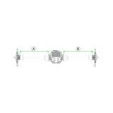 WISEFAB DRIFT & TRACK Antriebswellen Halbwellen Kit passend für Nissan S-Chassis Hinterachse