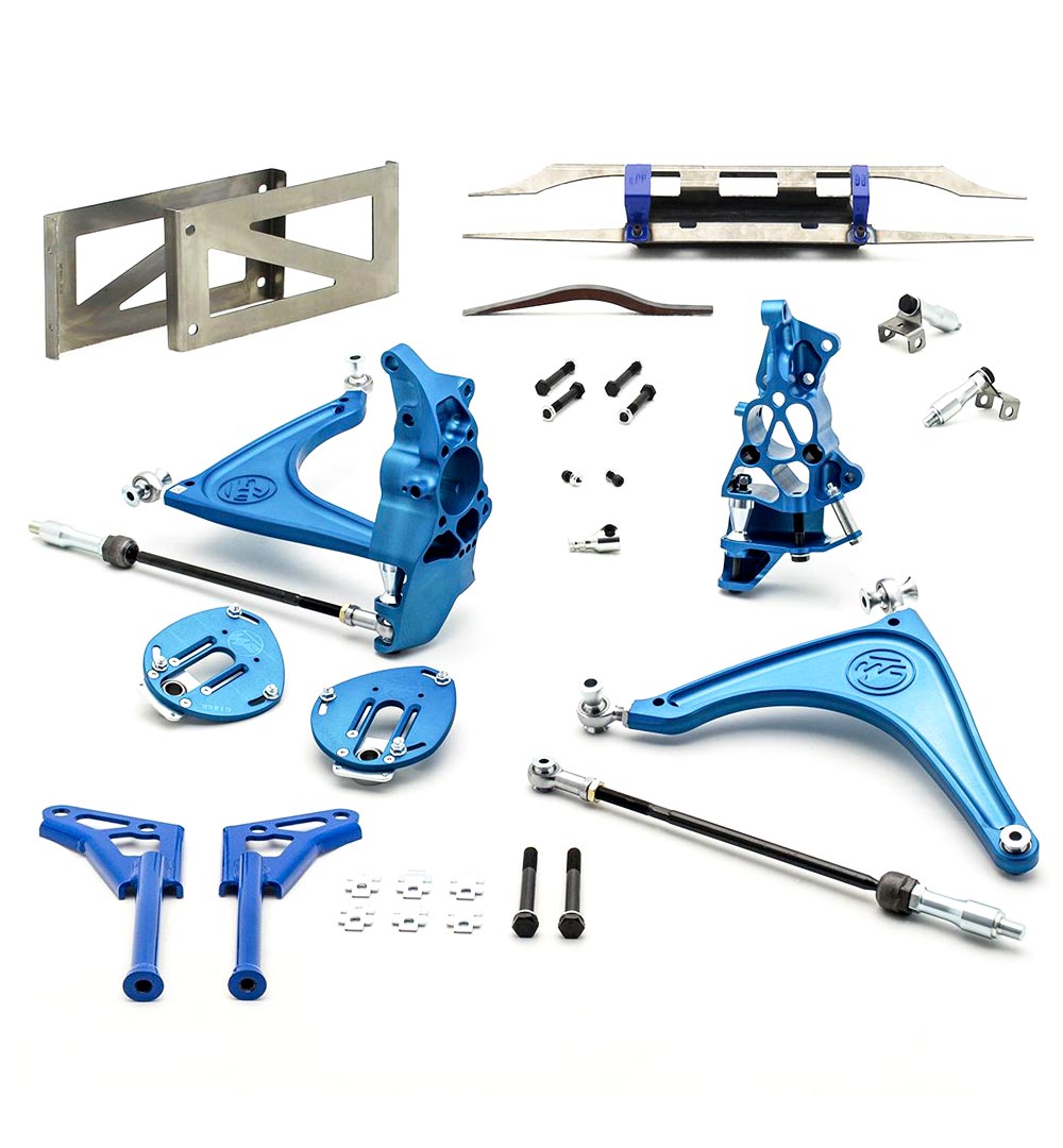 WISEFAB Toyota GT86 steering angle kit front axle with Lexus IS steering gear - PARTS33 GmbH