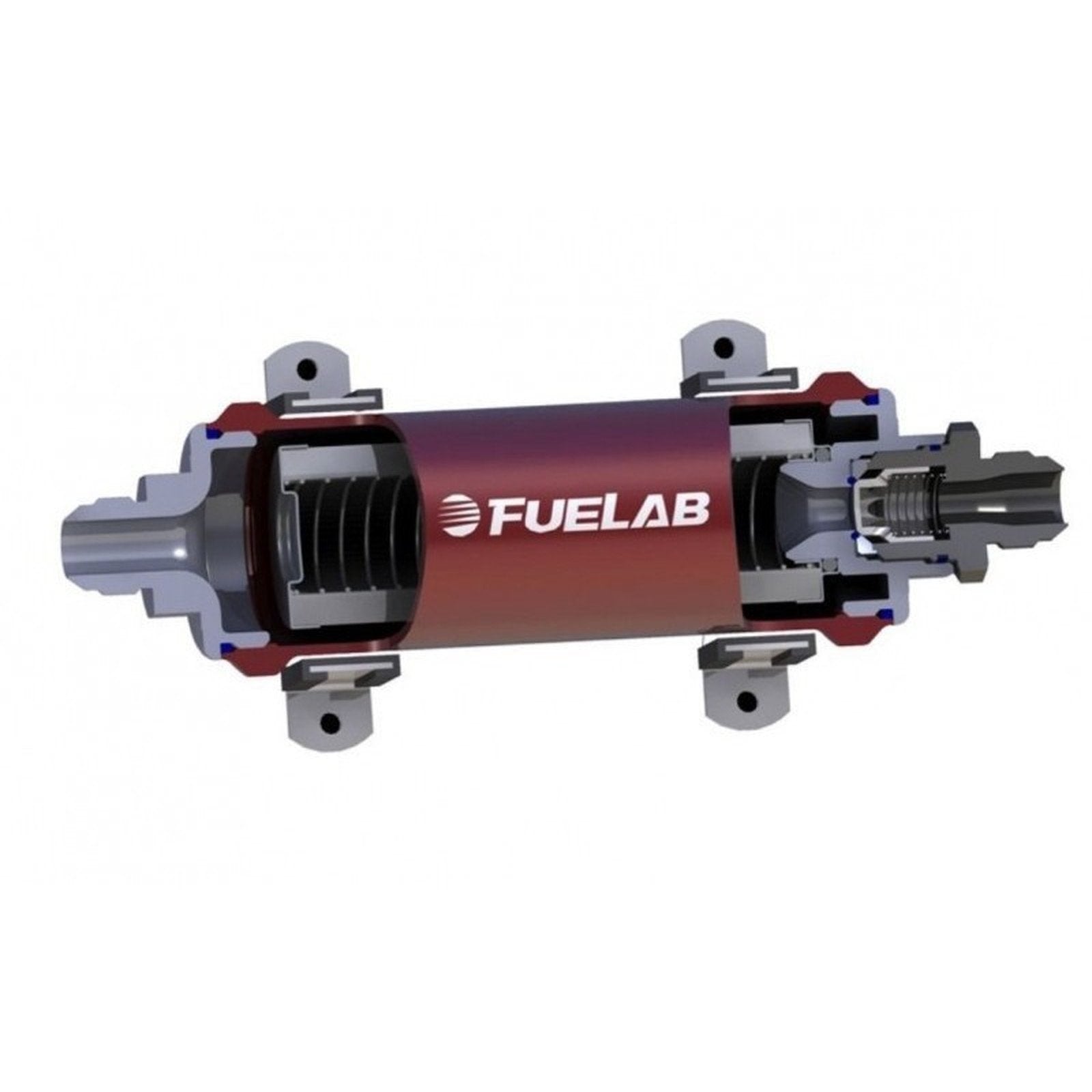FUELAB external fuel filter with check valve (various sizes) - PARTS33 GmbH