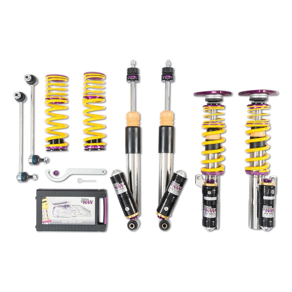 KW SUSPENSIONS coilover kit V4 Clubsport with VA support bearing VW Golf MK7 5g1 / Bq1 / Be1 / Be2 / Au (with TÜV) - PARTS33 GmbH