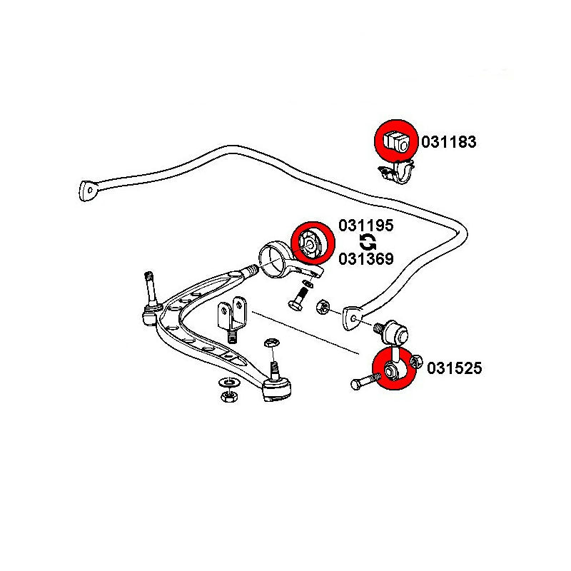 STRONGFLEX BMW E36 Buchsen Set Vorderachse & Hinterachse (PU) - PARTS33 GmbH