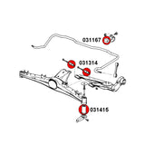 STRONGFLEX BMW Z3 Buchsen Set Vorderachse & Hinterachse (PU) - PARTS33 GmbH
