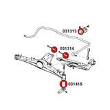 STRONGFLEX BMW E36 Compact Buchsen Set Vorderachse & Hinterachse (PU) - PARTS33 GmbH