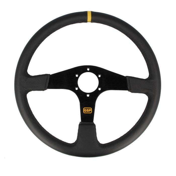QSP Supersport YS leather steering wheel black - PARTS33 GmbH