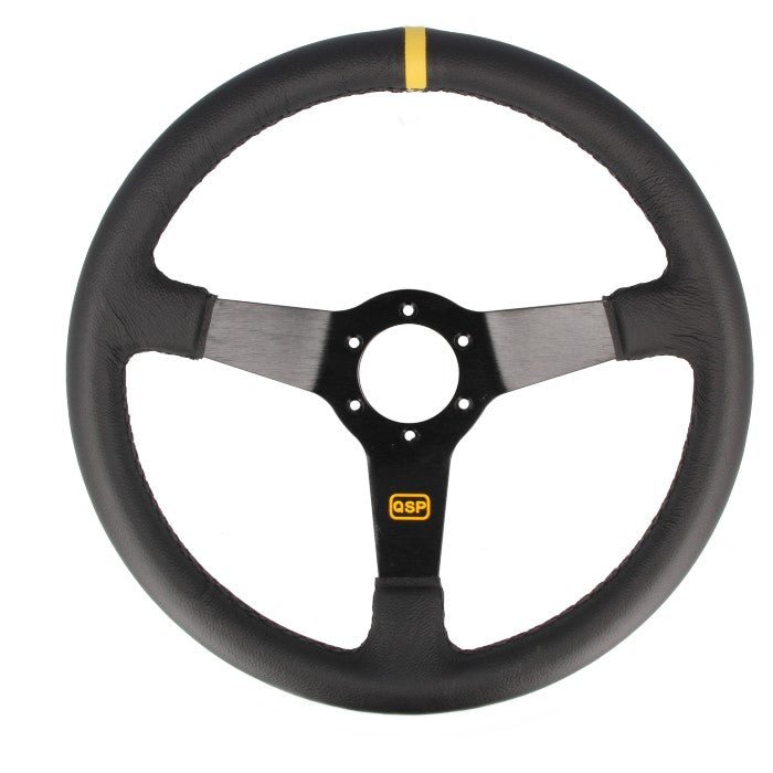 QSP Turbo Black YS leather black (dished steering wheel) - PARTS33 GmbH