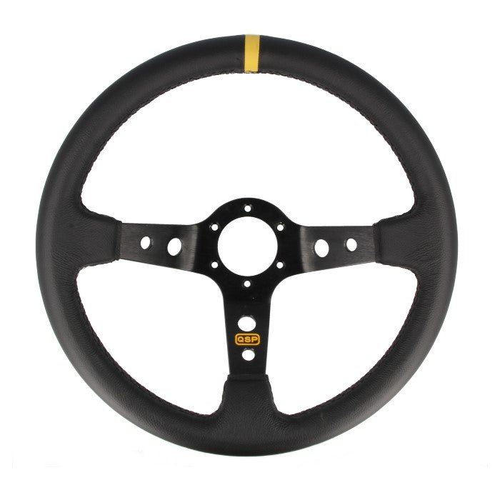 QSP Turbo Deep Black YS leather black (dish steering wheel) - PARTS33 GmbH