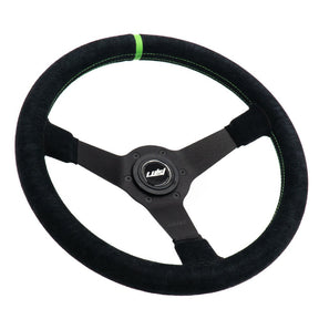 LUISI Mirage Race GS Sportlenkrad Wildleder schwarz (geschüsselt / mit TÜV) - PARTS33 GmbH