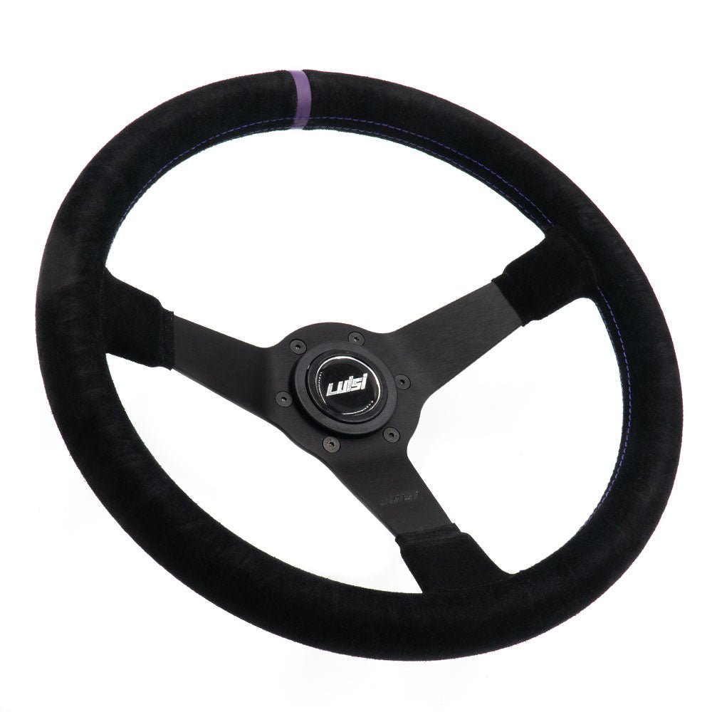 LUISI Mirage Race VS sports steering wheel suede black (dished / with TÜV) - PARTS33 GmbH
