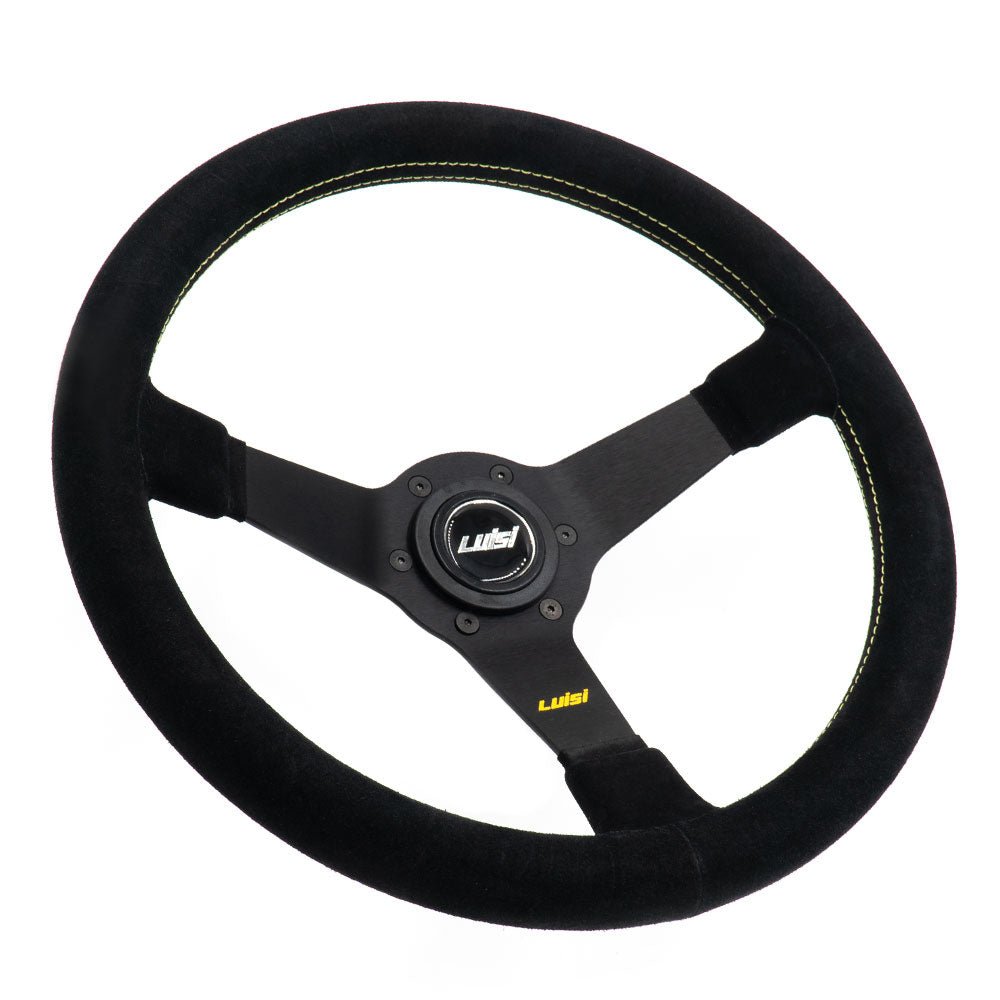 LUISI Mirage sports steering wheel suede black (dished / with TÜV) - PARTS33 GmbH