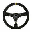 LUISI Racing Race YS Wildleder schwarz (geschüsseltes Lenkrad mit TÜV) - PARTS33 GmbH