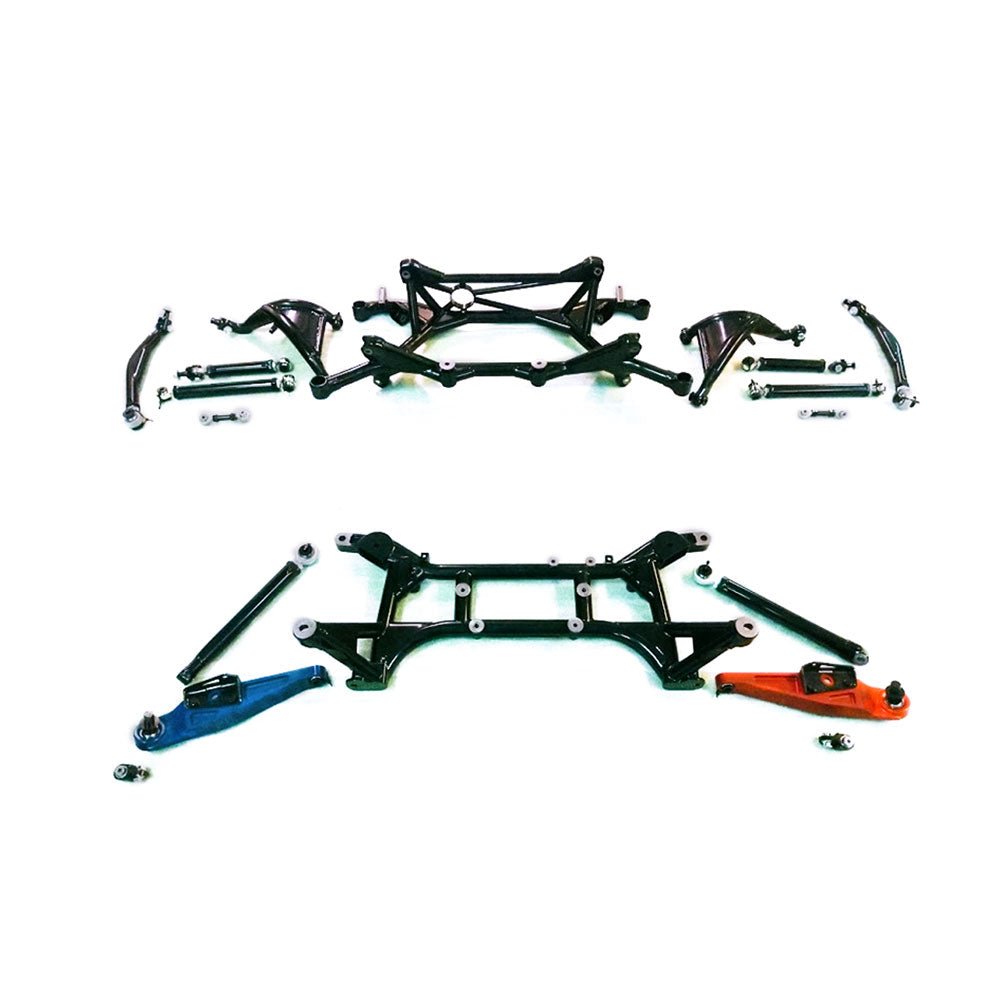 VERKLINE Leichtbau Achsträger Rohrrahmen Mitsubishi Evo 10 R4 Set (Aluminium/Stahl) - PARTS33 GmbH