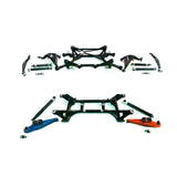 VERKLINE Leichtbau Achsträger Rohrrahmen Mitsubishi Evo 10 R4 Set (Aluminium/Stahl) - PARTS33 GmbH