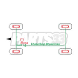 CHASE BAYS Bremsleitung Kit PRO passend für BMW E30 E36 E46
