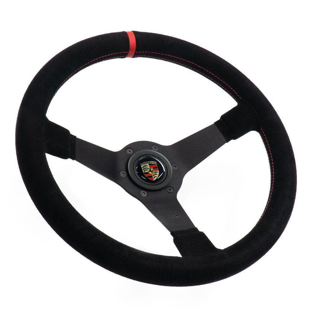 LUISI Mirage Race sports steering wheel suede complete set Porsche 964 (bowled / with TÜV) - PARTS33 GmbH