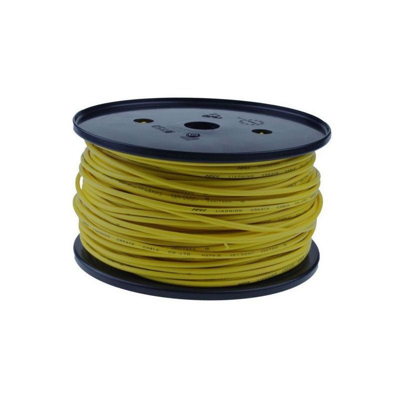 QSP PVC 100 meter vehicle power cable 0,75mm² yellow - PARTS33 GmbH