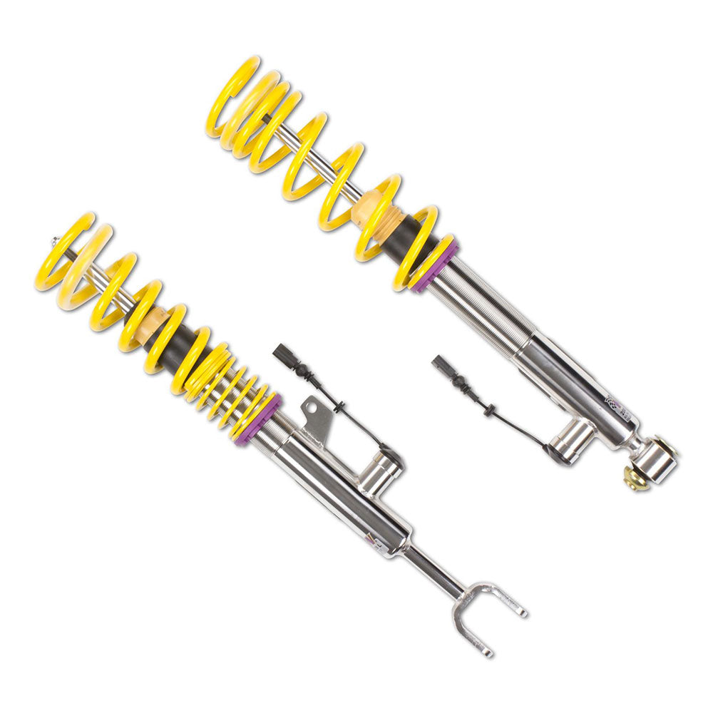 KW SUSPENSIONS DDC - ECU Gewindefahrwerk inox passend für BMW 1er E81 (mit TÜV)