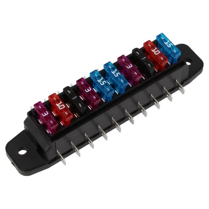 QSP fuse holder for 10 fuses waterproof - PARTS33 GmbH