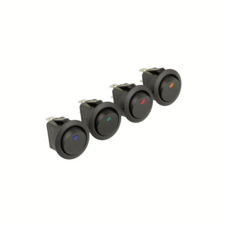 QSP toggle switch LED illuminated yellow (for panel) - PARTS33 GmbH