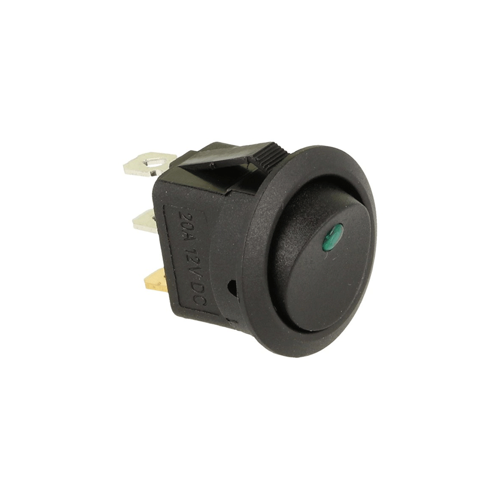 QSP Kippschalter LED grün beleuchtet (für Panel) - PARTS33 GmbH