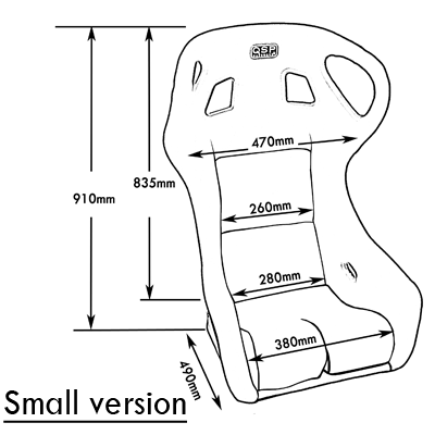 QSP Rennsitz Drift V2 Standard Stoff schwarz - PARTS33 GmbH