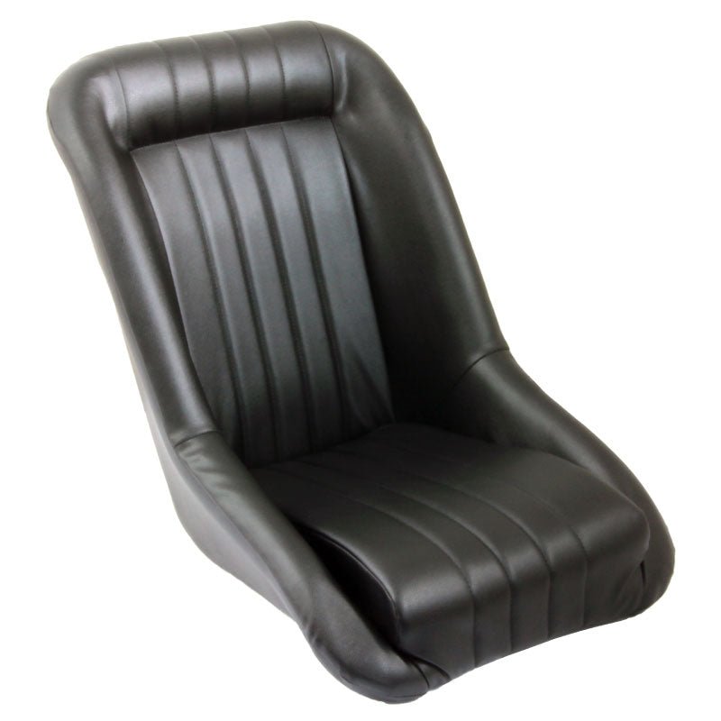 QSP sports seat vintage artificial leather black - PARTS33 GmbH
