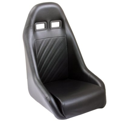 QSP sport seat retro imitation leather black - PARTS33 GmbH