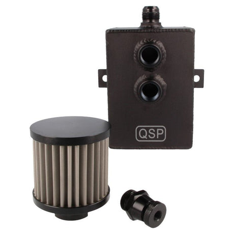 QSP PRO Öl Catchtank 2 Liter mit Dash 10 Anschluss (Aluminium) - PARTS33 GmbH