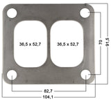 QSP Auspuff Dichtung Turbo Eingang Twin-Scroll T4 universal - PARTS33 GmbH