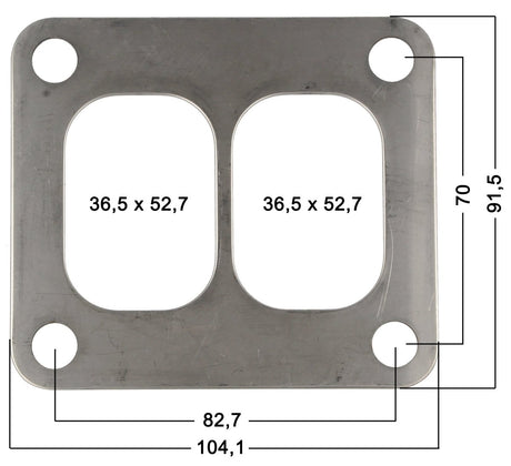 QSP Auspuff Dichtung Turbo Eingang Twin-Scroll T4 universal - PARTS33 GmbH