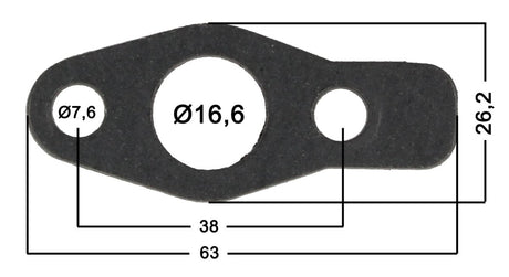 QSP Öl Zulauf Dichtung TD02-06 - PARTS33 GmbH