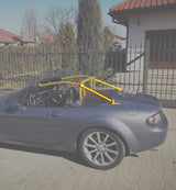 CYBUL Mazda MX-5 NC Überrollbügel Rollbar hintere Erweiterung - PARTS33 GmbH