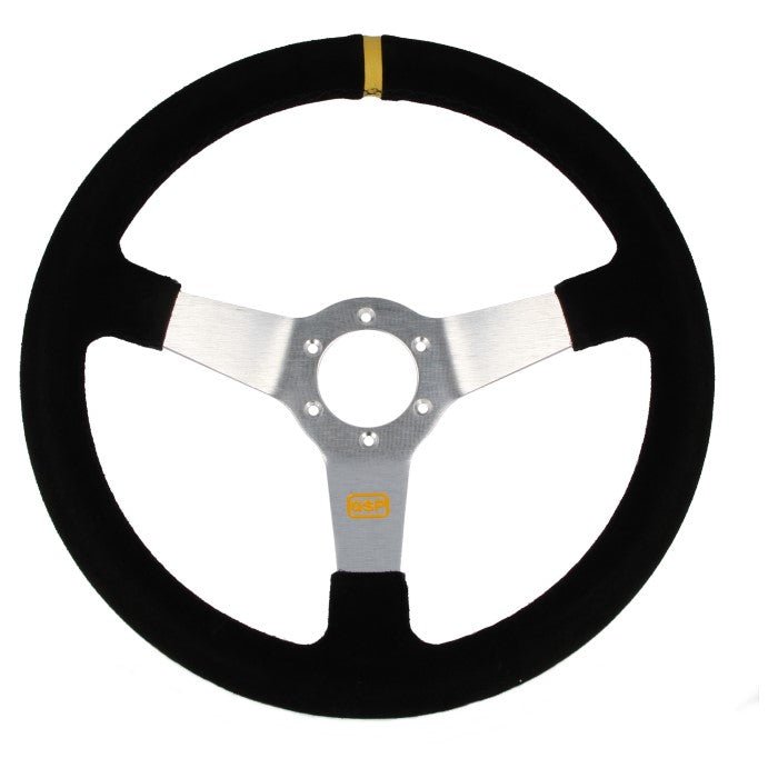 QSP Turbo Silver YS suede black (dished steering wheel) - PARTS33 GmbH