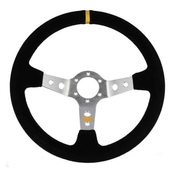 QSP Turbo Deep Silver YS suede black (dished steering wheel) - PARTS33 GmbH