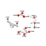 STRONGFLEX MX-5 NA Buchsen Set Hinterachse (PU) - PARTS33 GmbH