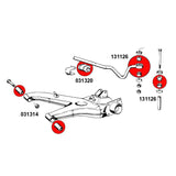 STRONGFLEX BMW E21 Buchsen Set Vorderachse & Hinterachse (PU) - PARTS33 GmbH